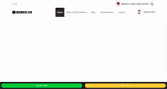 Desktop Screenshot of craigchamberslaw.com