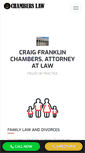 Mobile Screenshot of craigchamberslaw.com